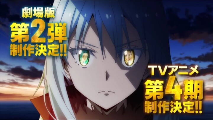 That Time I Got Reincarnated as a Slime dan produksi anime Movie 2 TV Musim Ke 4 Telah Di Putuskan