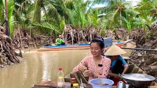 Dở 12 Cửa Ngục Trên Sông Kiếm Cá Nấu Cơm Chiều | Cá Kho Lạt Dầm Me | NĐMT#167