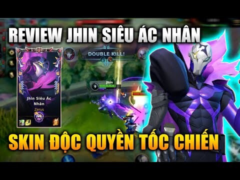 [LMHT Tốc Chiến] Review Jhin Siêu Ác Nhân Trang Phục Độc Quyền Cực Đẹp