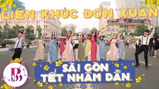 [DANCE IN PUBLIC PHỐ ĐI BỘ] LIÊN KHÚC ĐÓN XUÂN TIKTOK | SÀI GÒN NHÂM DẦN 2022 Dance By B-Wild x THC