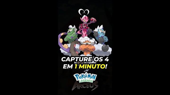 Capture 4 Lendários em 1 Minuto! 🔥