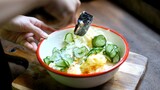 สลัดมันฝรั่ง potato salad by immee
