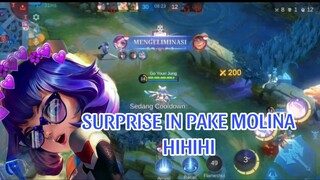 SURPRISE IN PAKE MOLINA HIHIHI:)