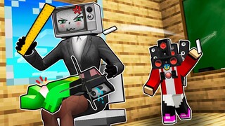 TV TEACHER punished MIKEY? How did JJ and MIKEY TROLL a teacher in Minecraft - Maizen