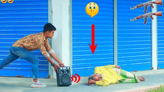 เล่นตลกยิงปลอม Viral G-U-N ตัวปลอม แกล้งยิง วิดีโอตลกมาก 1- สนุกมากขึ้น