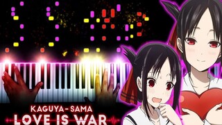 "GIRI GIRI" - Cô Kaguya muốn tôi tỏ tình với OP mùa thứ ba [Special Effects Piano / Fonzi M]