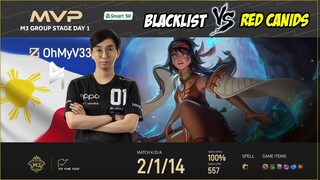 [TAGALOG] BLACKLIST VS RED CANIDS | M3 2021 | D1 | GROUP STAGE