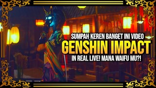 WOW! ALL CHARACTER! GENSHIN IMPACT IN REAL LIVE! REACTION!