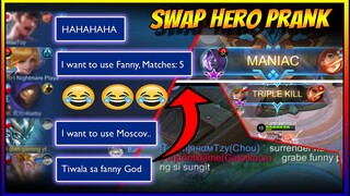 MALA SUNGIT NA NAMAN DAW | SWAP HERO PRANK HAHA! | COLLAB WITH @Nightmare Playz