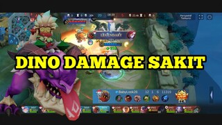 DINO BARTSMLBB DAMAGE GAK NGONTAK