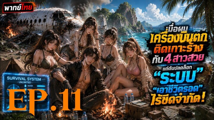 EP.11 เมื่อผมเครื่องบินตกติดเกาะร้างกับ 4 สาวสวย แต่ดันปลดล็อก "ระบบเอาชีวิตรอดไร้ขีดจำกัด!"