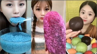 Thánh Ăn Đá Lạnh Như Ăn Kẹo Ngọt, Ăn Trái Cây Bộc Chocola - ASMR Ice Crunchy Eating sound#24