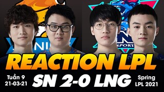 [REACTION LPL] SN vs LNG (21/03) | SOFM CÙNG SUNING CÓ VÉ VÀO PLAYOFFS! | VĂN TÙNG