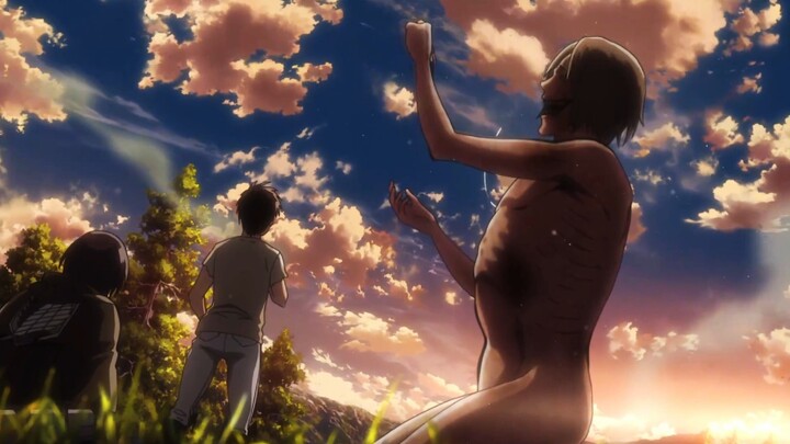 A big difference between "Attack on Titan" and other hot-blooded anime is that in the face of absolu
