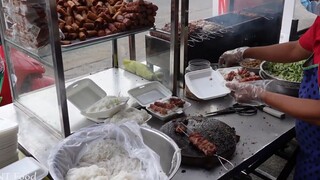 Bún Thịt Nướng Xiên 30K _ Xiên thịt siêu to hút khách thời Cô Vít ở Sài Gòn