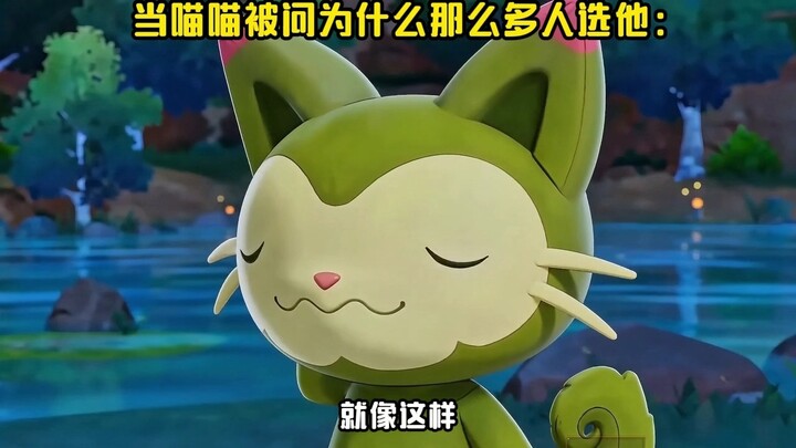 Finally figured out why you guys love choosing Meow Meow!