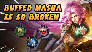 Masha Is Absolutely An Incredible Fighter Now | Mobile Legends