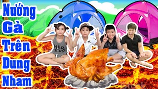 Thử Thách Nấu Ăn Và Cắm Trại Trên Dung Nham - Food And Lava - Kiên TV