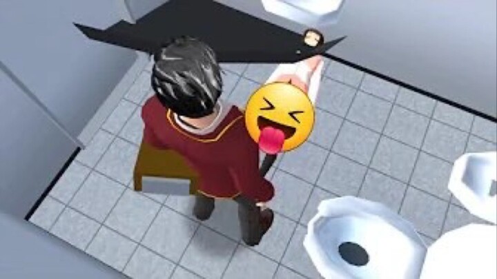 Taiga W1k w1k Sama Pegawai U Mart di Toilet |Drama Sakura School