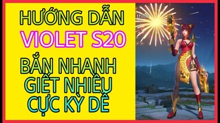 Violet mùa 20 | Cách lên đồ và bảng ngọc Violet mùa 20 mới mạnh nhất liên quân | HD GAME 76