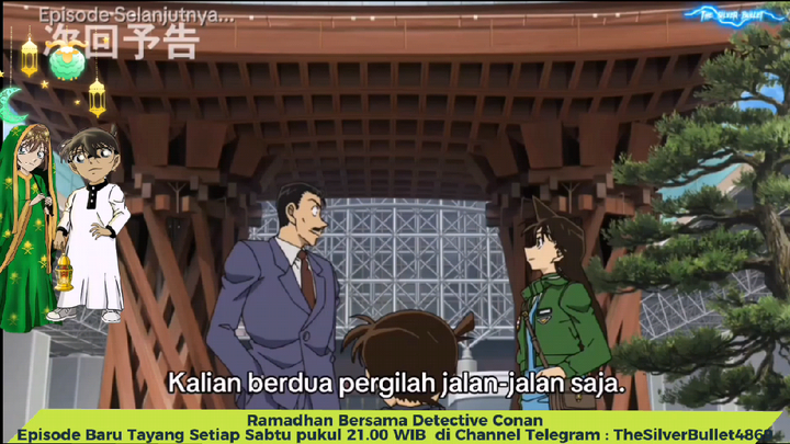 Detective Conan episode baru 1214 Sabtu 8 Maret 2025 (preview episode)