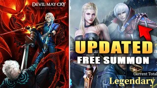 ANNIVERSARY BANNER IMPROVED but... also Free Summons! (Devil May Cry: Peak of Combat)