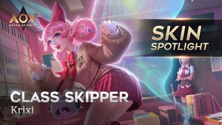 Intip seragam sekolah Krixi yang imutnya melebihi Alice! - Skin Class Skipper Krixi - Garena AOV