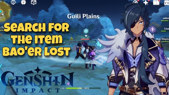 GENSHIN IMPACT | SEARCH FOR THE ITEM BAO'ER LOST 👀🔎