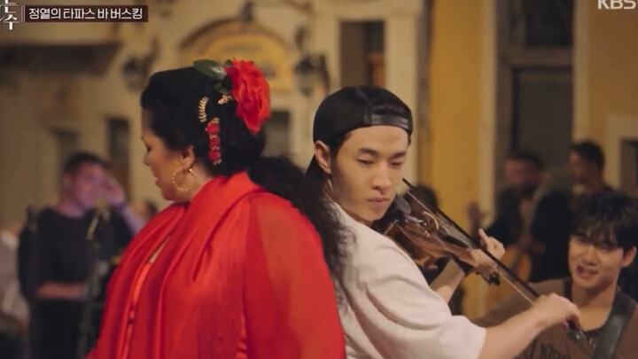 So handsome it’s dizzying! Henry Lau teams up with a Spanish flamenco artist for a violin showdown—s