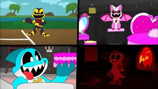 Watch the complete collection of nightmare animal animations in one go! [Poppy's Playtime]