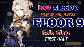 ALBEDO Solo Clear - New Floor 9 Spiral Abyss | GENSHIN IMPACT