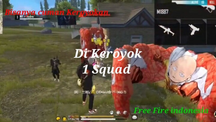 Di Keroyok 1 Squad - Free Fire Indonesia
