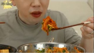 Thịt bò hầm đậu tương và bibimbap cá ngừ sốt ớt phần 5 #mukbang