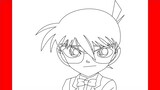How To Draw Detective Conan From Case Closed - Step By Step Drawing
