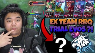 RANKED KETEMU EVOS ESPORTS !! ADA YANG LAGI TRIAL ?! EX RRQ KE EVOS ?! *BELUM DI ANNOUNCE*