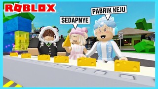 Aku Dan Adiku Terpaksa Harus Membuat Pabrik Keju Di Roblox Brookhaven ft @Shasyaalala