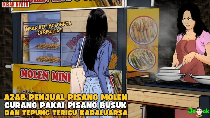 AZAB PENJUAL PISANG MOLEN CULAS PAKAI PISANG BUSUK DICAMPUR TEPUNG TERIGU KA