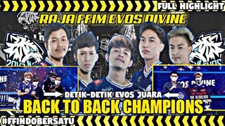 DETIK-DETIK EVOS DIVINE KEMBALI JUARA🔥!! BACK TO BACK CHAMPIONS - GRAND FINAL FFIM 2021 FALL