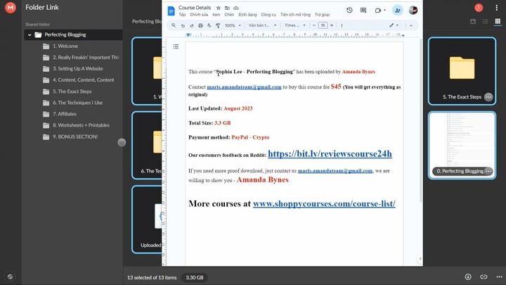[$45] Sophia Lee - Perfecting Blogging
