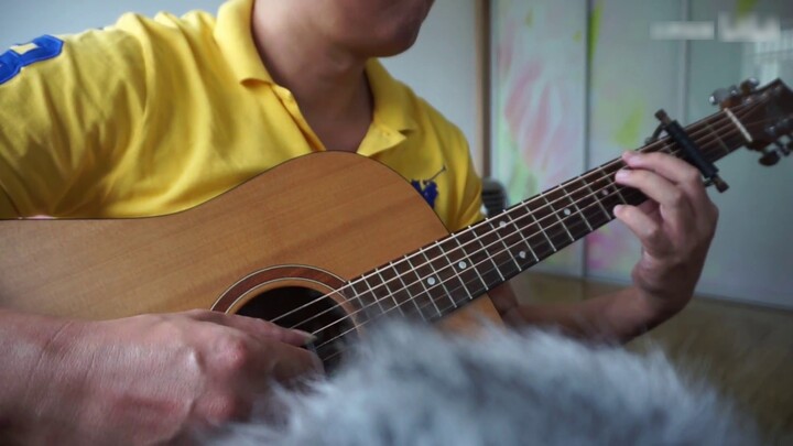 Guitar Fingerstyle - Jay Chou "Aku Mendengar Suara Hujan"