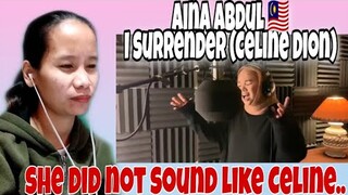 Aina Abdul - I surrender ( Celine Dion) | Filipina reacts
