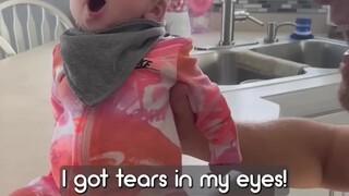 When your granddaughter smiles at you for the first time