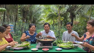 Cá Tai Tượng Kho Mắm Chấm Rau Vườn Lần Đầu Mới Thấy | TKQ & Family T1102