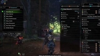 Monster hunter world  - Great Jagras solo Bow