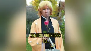 Zenitsu proposes toâ€¦ anime demonslayer zenitsu tanjiro zenitsu manga fy