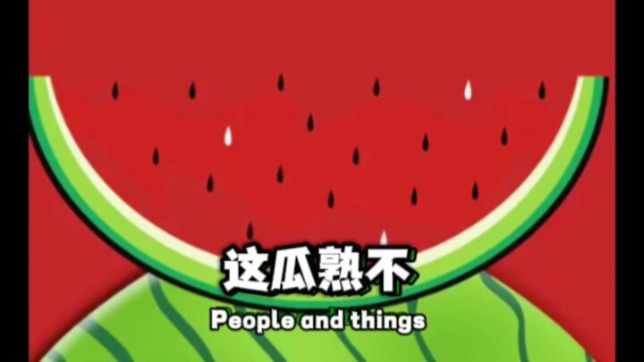 The documentary "Is This Melon Ripe?" banned anyone from mentioning a watermelon because its color r