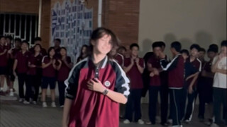 I danced a boomboombbass at school and my classmates cheered me on so much!