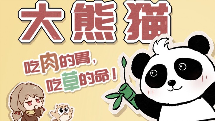 [Giant Panda] It is obviously a carnivore, so why has it been chewing bamboo for millions of years?