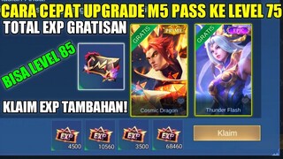 CARA CEPAT UPGRADE M5 PASS KE LEVEL 75! KLAIM EXP M5 PASS TAMBAHAN GRATIS SKIN YU ZHONG PRIME - MLBB