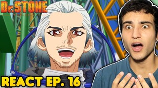 MUITO EMOCIONANTE 😭 BYAKUYA!! React Dr. Stone EP. 16